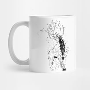 Pencil hand-drawn Kirin design Mug